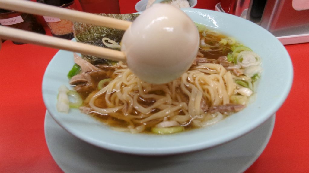 邦ちゃんラーメン両国店の特上中華そばの味玉
